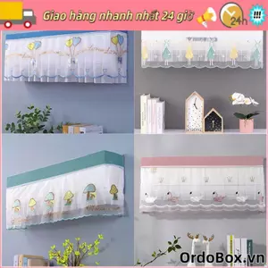 Vỏ AC ORDOBOX, Vỏ bụi điều hòa di động có thể giặt được, Rèm chống gió treo tường nhẹ chống bụi gia đình