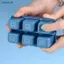 Khuôn làm đá viên silicon có nắp DIY 6 lưới đáy mềm ce Cube Mold Vuông Fruit Ice Cube Maker Tray Kitchen Bar Tools Acces [VN]