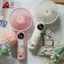 Quạt Nhỏ Cầm Tay Sinh Viên Di Động Dung Tích Lớn Tàu Điện Ngầm Nhỏ Không Khí Pháo Di Động Để Bàn Văn Phòng Tuổi Thọ Pin Dài