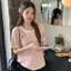 Áo thun nữ phù hợp thời trang mùa hè 2026 Áo thun nữ đeo vai phía trước thêu mỏng Phong cách mát mẻ Slimmer Look Cover Flesh Loose Đan hàng đầu