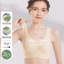 Áo ngực thể thao ba lỗ có cốc cố định vô hình, thiết kế kích thước lớn, có thể giảm ngực lớn, không có vòng thép, thiết kế đệm mỏng, thích hợp để mặc bốn mùa khi ngủ.