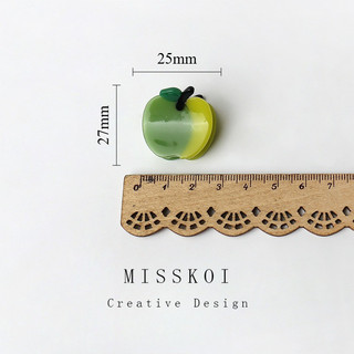 MISMEMO Mô Phỏng Dễ Thương Apple Nhỏ Lấy Kẹp Nổ Tóc Gãy Đơn Giản Ngọt Ngào Nhỏ Kẹp Nhỏ Bên Nhỏ Phụ Kiện Tóc