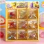 QEARY Squishy Crystal Bun, Bánh bao Mini dễ thương có thể bóp được Squishy, Móc khóa đồ chơi Prank Hình thức ăn Pinch Fidget Đồ chơi cảm giác Đồ chơi trẻ em