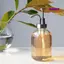 Hộp đựng xà phòng thủy tinh SAMO, Hộp đựng xà phòng cầm tay 500ml, Chai đựng chất lỏng có thể đổ đầy Máy bơm nâng cấp Máy phân phối xi-rô cà phê