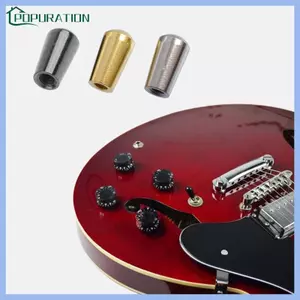 POP Kim Loại Đầu Đàn Guitar 3 Chiều Chuyển Đổi Công Tắc Núm Nắp Đàn Guitar Điện Núm Đầu Nút