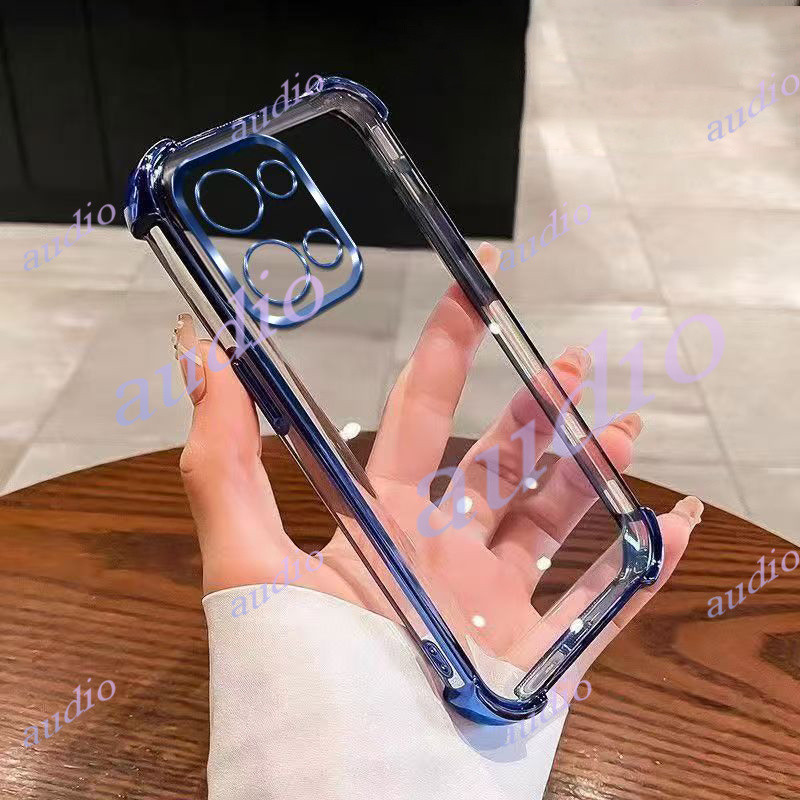 Ốp điện thoại trong suốt mạ bốn góc OPPO A6 Pro 5G cho Oppo A6 Pro A6Pro A6x 4G 5G Ốp lưng silicon mềm chống sốc sang trọng cho OPPO A6Pro OPPOA6 Pro OppoA6x 5G