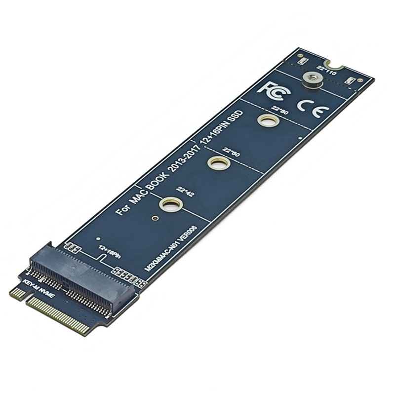 Dành Cho 2013-2017 SSD Adapter M.2 KEY-M Sang 2013-2017 SSD Adapter M2 KEY-M NVME Riser Card Adapter Cho 2013 2014 2015 2017 A1465 A1466