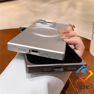 Ốp Điện Thoại Vuông Họa Tiết Kim Loại Sang Trọng Cho iPhone 16 Pro Max 11 12 13 14 15 Pro Max 14 / 15 / 16Plus Vỏ Mềm Chống Sốc