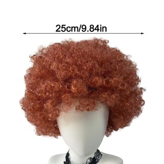 NCE Tóc Giả Chú Hề Lông Tơ Sóng Afro Puff - Trang Phục Vui Nhộn Cho Mọi Giới Tính