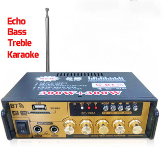 【🔥 Rẻ】AIMVUKES Amply Mini Loa Amly Bluetooth 600W, âm ly karaoke Amly Mini Bluetooth TLC ,A Kết Hợp Ghi Âm , Echo Siêu