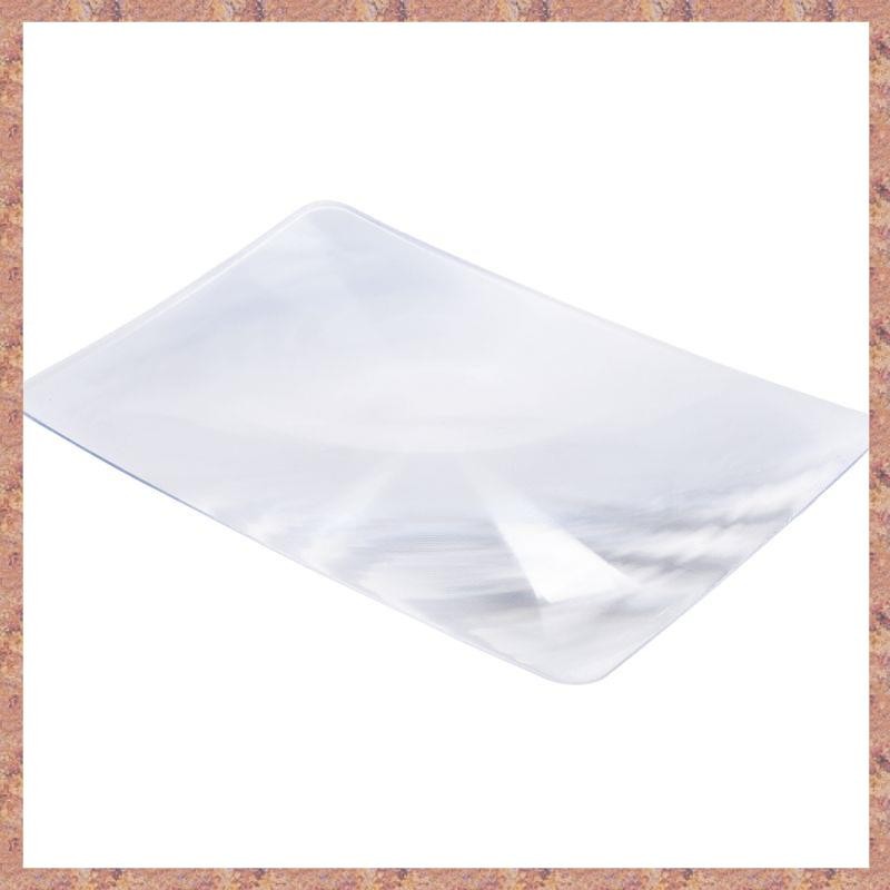 Kính lúp Trang ống kính Fresnel 3x Tấm phóng đại 180x120x0.5mm (R F C V)