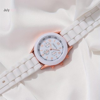 JULYHOT 5 / 6 Chiếc Đồng Hồ Nữ Sang Trọng Nhẫn Vòng Cổ Bông Tai Bộ Vòng Tay Thời Trang Trái Tim Nữ Trang Sức Thạch Anh Đồng Hồ Đeo Tay Massivedeals