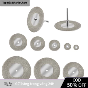 【COD】Set 10 Lưỡi Cắt Kim Cương – Dùng Cho Máy Mài, Khoan Cắt Gỗ, Gạch, Kim Loại Chính Xác