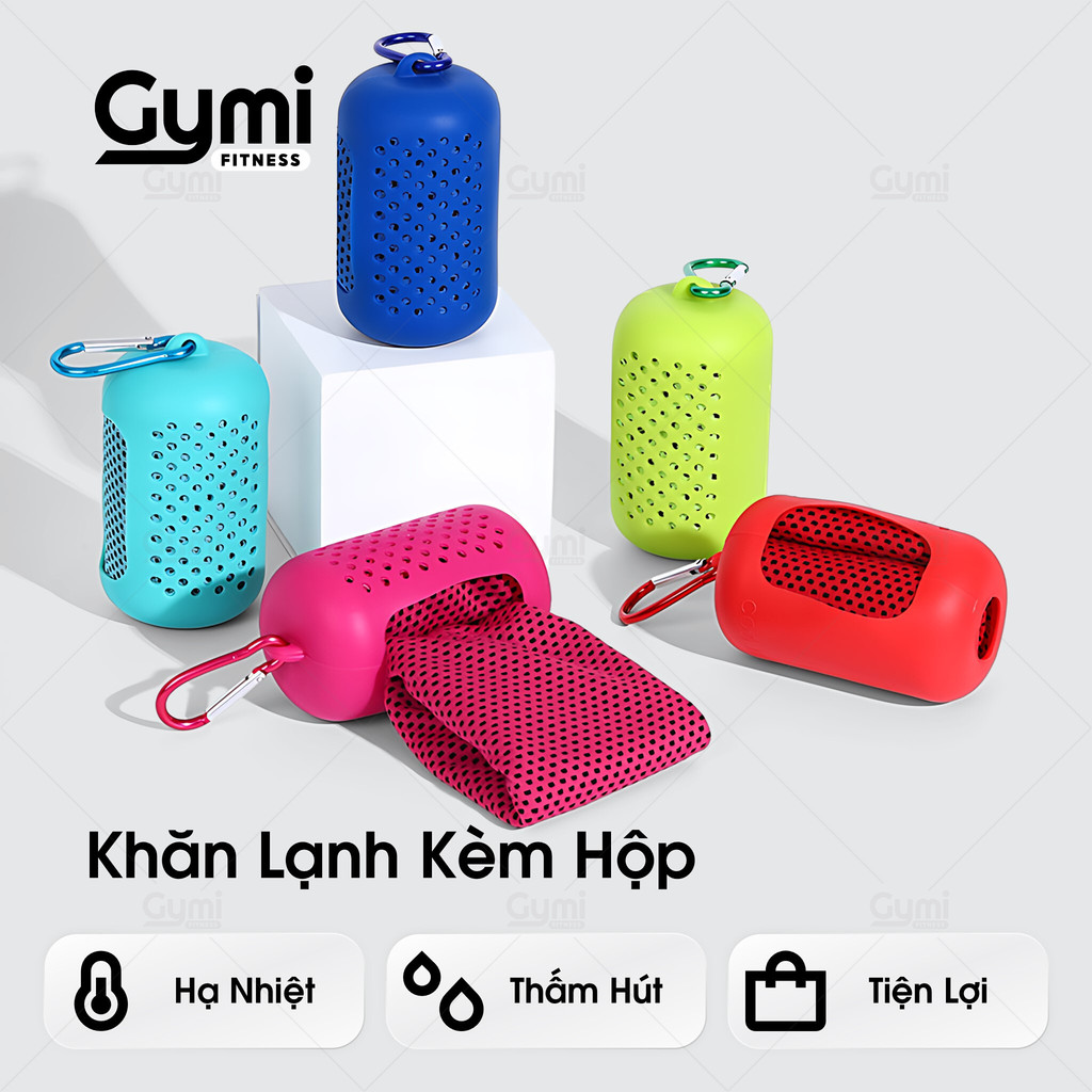 Khăn Lạnh Thể Thao Kèm Hộp - Làm Mát Tức Thì, Khô Nhanh, Tiện Lợi Mang Theo - KhanLanh02