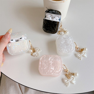 Ngọc trai mẹ màu trơn cho AirPods 1 / 2 3 Pro Pro2 Pro3 Airpod4