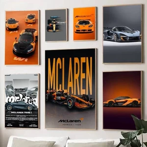 Thương Hiệu Thời Trang M - McLaren F1 Mẫu Poster Nghệ Thuật In Thanh Trang Trí Nội Thất Phòng Khách