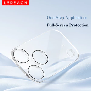 Kính cường lực Lereach Bảo vệ ống kính máy ảnh cho iPhone 17 Pro Max / iPhone Air / 17 Pro Chống trầy xước Độ trong suốt cao