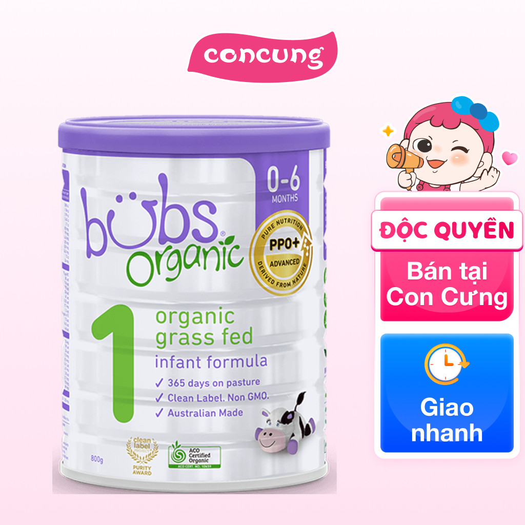Sữa Bubs Organic Bovine số 1 800g (0-6 tháng) | Shopee Việt Nam