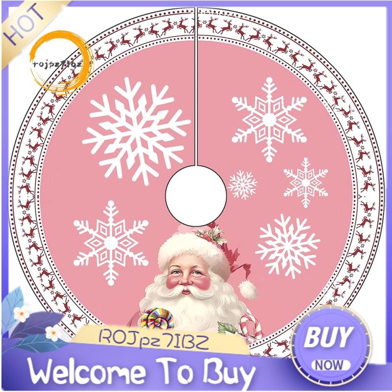 60cm Hồng Cây Giáng Sinh Váy Giáng Sinh Bông Tuyết Ông Già Noel Cây Váy Giáng Sinh Vui Vẻ Trang Trí Chúc Mừng Năm Mới