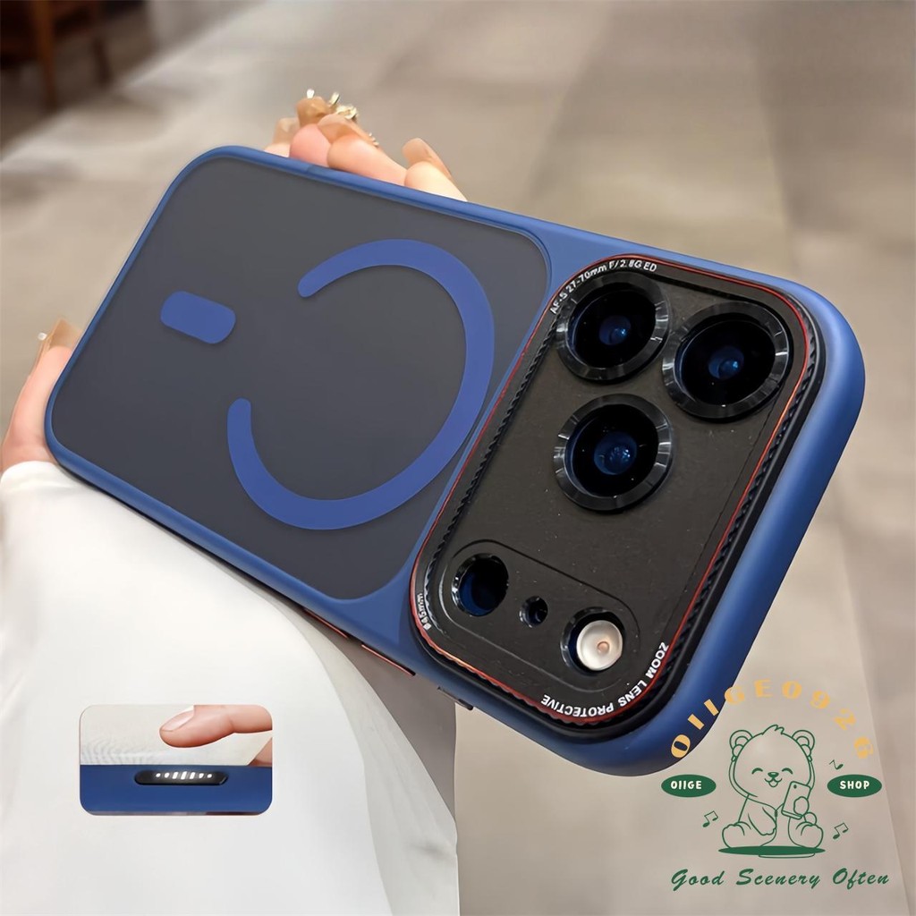 【 Ốp lưng iPhone17 】 Vỏ điện thoại từ tính nhạy cảm với da Lycra iphone17 Pro Max 16 15 cho vỏ iPhone Vỏ mềm silicon TPU chống sốc