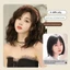 JUIC Curly Headband, Hair Extension Natural Hairpieces Tổng hợp, Dễ thương hình chữ U dài gợn sóng Tóc giả Kẹp nữ