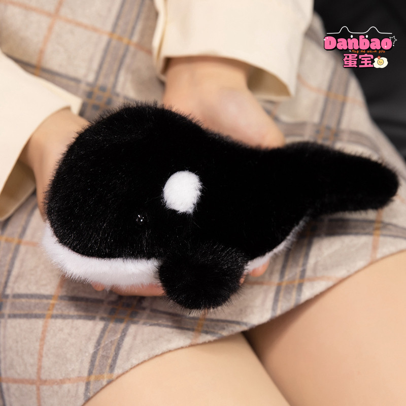 ((DANBAO) Happy Ocean Pet Đồ chơi sang trọng Con dấu dễ thương Búp bê cá mập sát thủ cá voi Chất liệu cá heo Quà tặng mềm cho trẻ em Quà tặng sinh nhật
