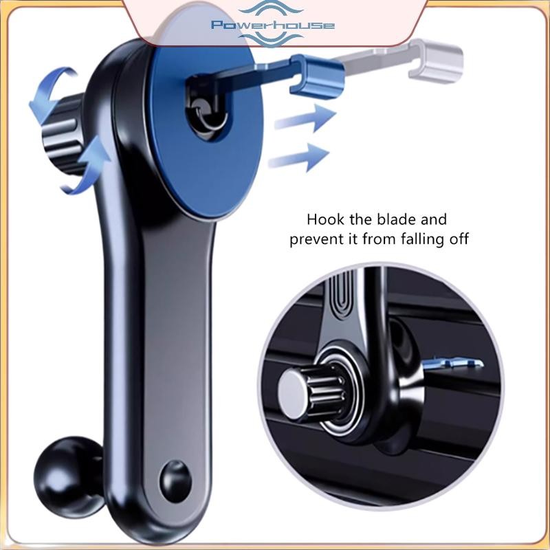 Giá đỡ điện thoại ô tô POWER Giá đỡ tay dài siêu ổn định cho bảng điều khiển Air Ventpatible với tất cả điện thoại di động.