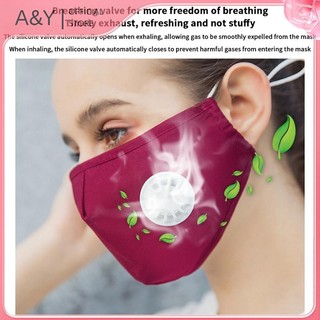 Mặt nạ phòng độc PM2.5 A & Y - Vải cotton, dễ giặt sạch và tái sử dụng, thoải mái và thoáng khí.
