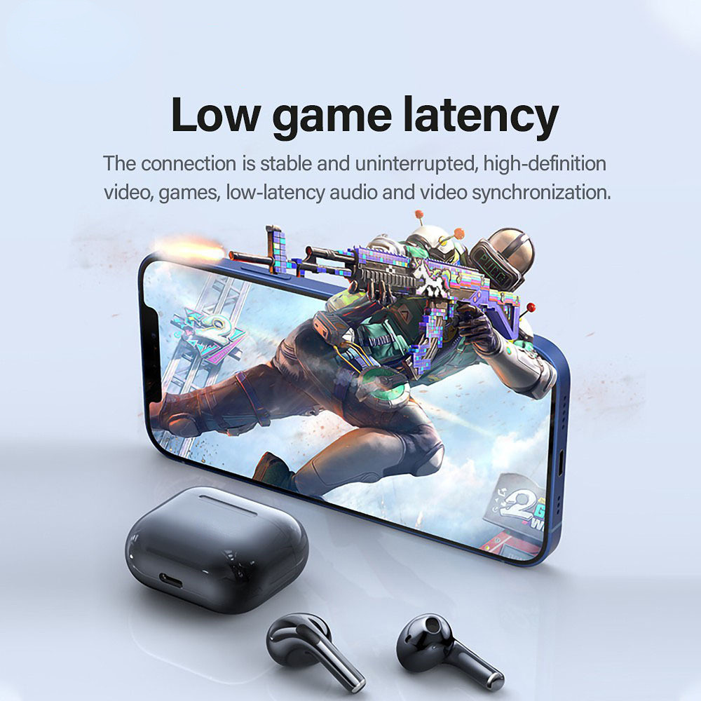 Tai nghe Bluetooth không dây Mini Pro4/Pro5s/4th âm thanh nổi chất lượng cao có micrô, dùng hàng ngày