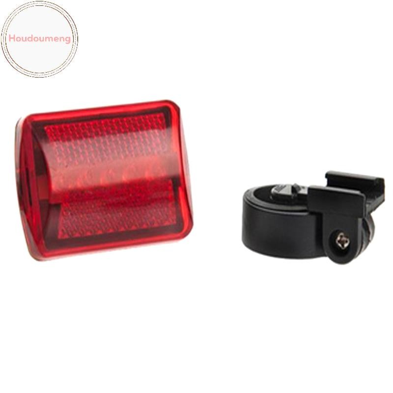 Đèn hậu xe đạp màu đỏ Hodou 5 LED nhấp nháy, chạy pin AA, an toàn ban đêm, đèn cảnh báo VN