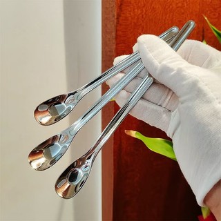 304 Phôi Thìa Inox Cấp Thực Phẩm Cho Bé Ăn Thìa Tráng Miệng Chim Tổ Thìa Lưu Niệm Mật Ong Thìa 6FBR