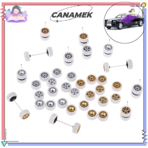 CANAMEK 1: 64 Bánh Xe Mô Hình Bánh Xe Đua Cao Su Lốp Xe Mô Hình Bánh Xe Ô Tô Linh Kiện Sửa Đổi Xe Đồ Chơi RefitCar Phần CSF