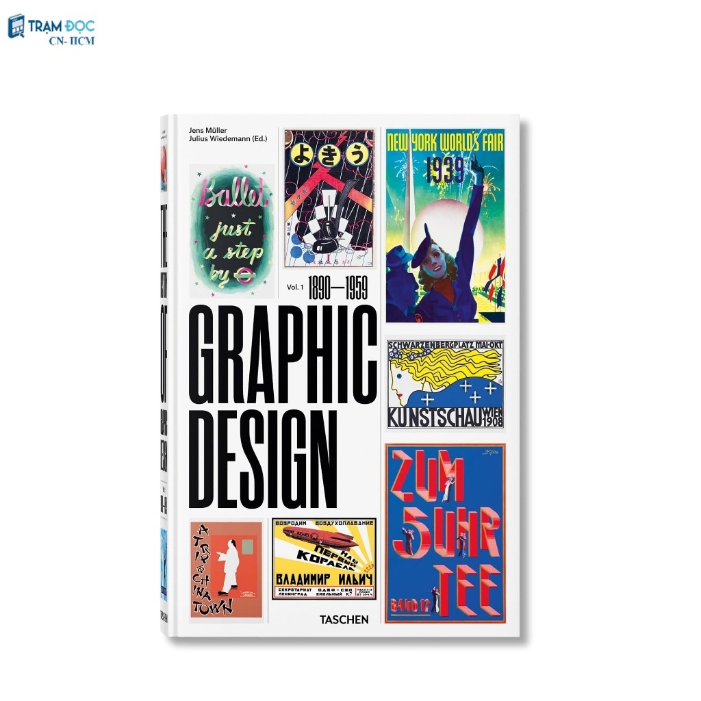 Sách - The History of Graphic Design. Vol. 1. 1890–1959( Nhập khẩu ...