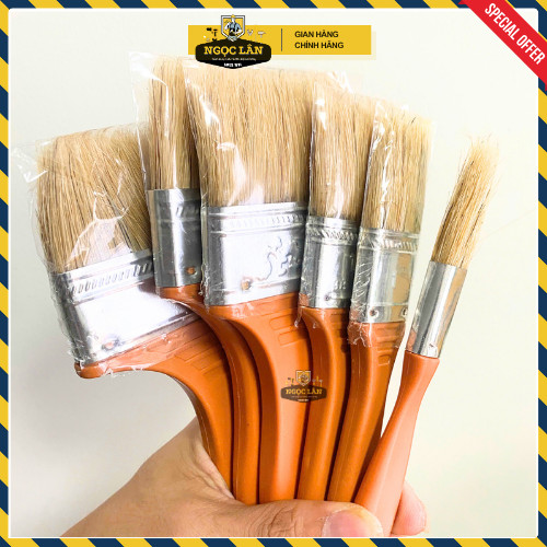 [Giá 1 lố rẻ] Cọ sơn, chổi quét sơn cán nhựa đủ cỡ 0.5", 1",1.5", 2", 2.5", 3", 4" tiện lợi giá rẻ