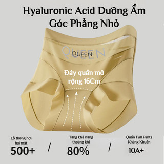『Brelira』Quần lót cạp cao kiểm soát bụng bằng lụa băng liền mạch thoáng khí làm mát nhẹ nhàng thoải mái định hình vô hình