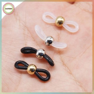 SAFENH 50 Chiếc Cao Su Kính Mắt Dây Xích Đầu Giữ Dây Đeo Có Thể Điều Chỉnh Đầu Nối Kính Vòng VN