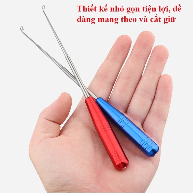 【COD】Bộ dụng cụ gỡ lưỡi câu chuyên nghiệp cho ngư dân, chất liệu inox bền bỉ, dễ dàng mang theo khi đi câu cá