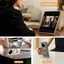 Shunda Giá đỡ xoay Vòng từ tính Vỏ da PU họa tiết vải lanh cho Vivo X Fold3 Pro X Fold5 Vỏ cứng bảo vệ
