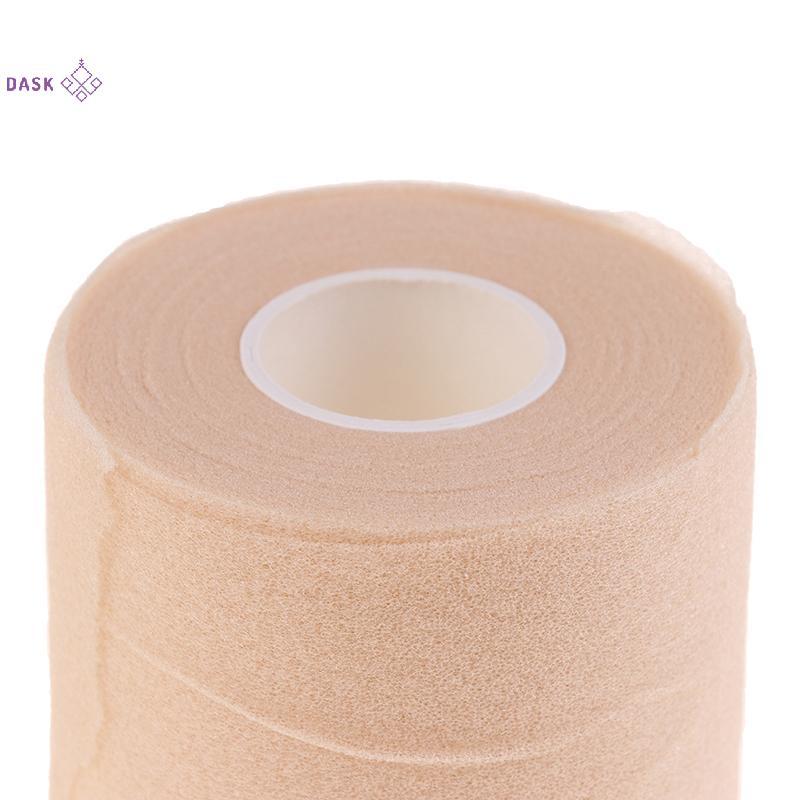 [DASK] 1 Cuộn Phim Da Cotton Bọt Băng Co Giãn Tự Dính Khuỷu Tay Mặt nạ Da Đầu Gối Phim Bọt Underwrap Thể Thao Pre-Wrap Cho Băng Thể Thao