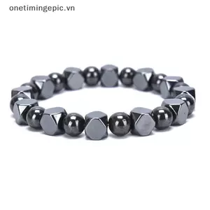 VFZ Hạt Hematite Từ Tính Co Giãn Chăm Sóc Sức Khỏe Vòng Tay Nam Lắc Tay Trang Sức OTE