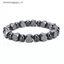 VFZ Hạt Hematite Từ Tính Co Giãn Chăm Sóc Sức Khỏe Vòng Tay Nam Lắc Tay Trang Sức OTE