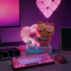 Giao hàng trong ngày KFC Đồng thương hiệu Sanrio Ngày 1 Đồ chơi Melody Kuromi Kem Walkie-Talkie