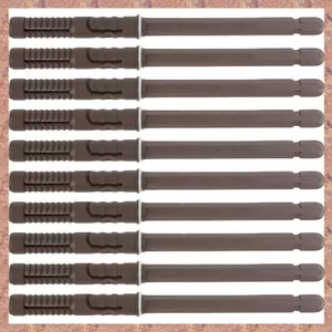 Giá đỡ kệ nổi -10 gói Giá đỡ kệ gỗ hạng nặng DIY Phần cứng có thể điều chỉnh Rèm hỗ trợ kệ 120 LBS (R F C V)
