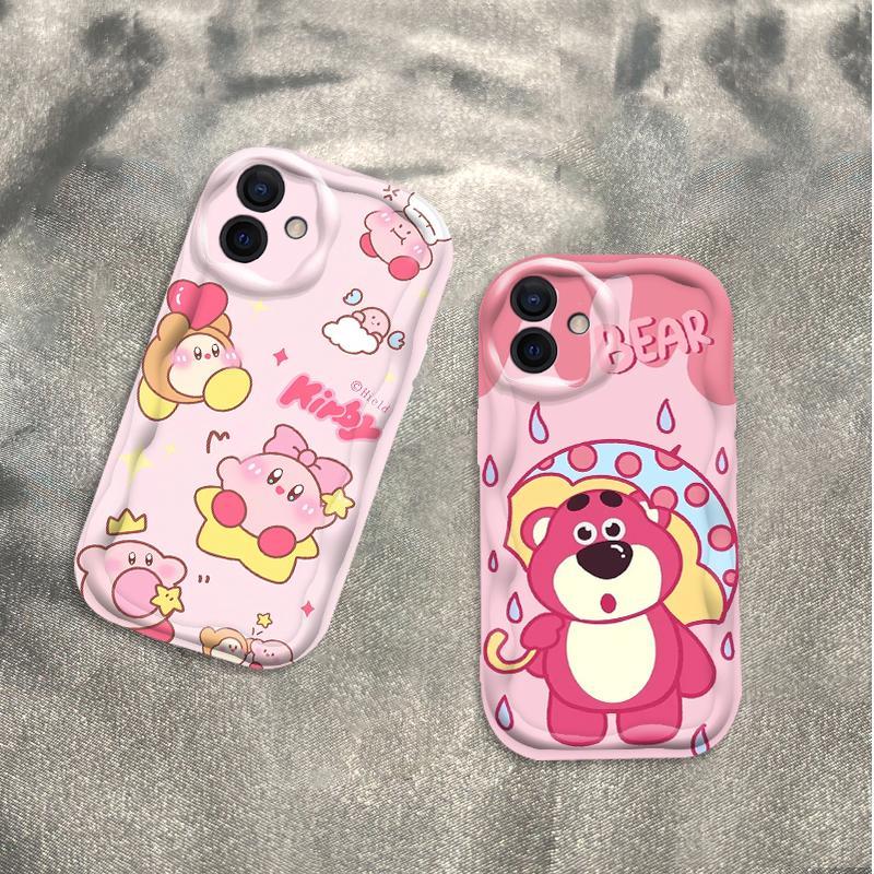 Vỏ Silicon Hoạt Hình Cho OPPO A3X A3 Pro 4G 5G 3D Phụ Kiện Vỏ Điện Thoại Mềm TPU Lotso Bear Kirby Ốp Lưng Chống Sốc