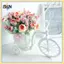 B & N Nhỏ Xe Ba Bánh Hình Giỏ Hoa Tiệc Cưới Trang Trí Lễ Xe Đạp Hoa Hộp Đựng Đồ Văn Phòng Nhà Bàn Trang Trí.