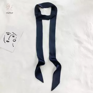 HNKMP Khăn quàng cổ lụa voan nhẹ dành cho nữ Khăn quàng cổ dài trơn màu trơn cho phong cách đi biển và kỳ nghỉ.