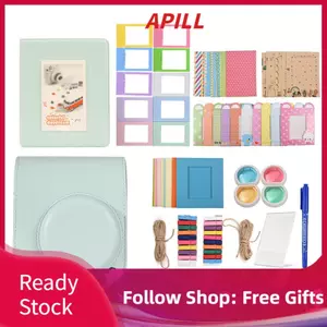 apill RASTKY Mini 12 Bộ phụ kiện máy ảnh Gói tức thì Tương thích với mini Bao gồm Túi Album Ảnh Clips Nhãn dán Bút và hơn thế nữa (Xanh lục)