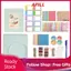 apill RASTKY Mini 12 Bộ phụ kiện máy ảnh Gói tức thì Tương thích với mini Bao gồm Túi Album Ảnh Clips Nhãn dán Bút và hơn thế nữa (Xanh lục)