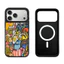 Phim hoạt hình Gương từ tính Monster Vỏ điện thoại cho IPhone 17 Max 16 15 14 13 12 11 Pro 17 Vỏ khí Vỏ bảo vệ chống sốc