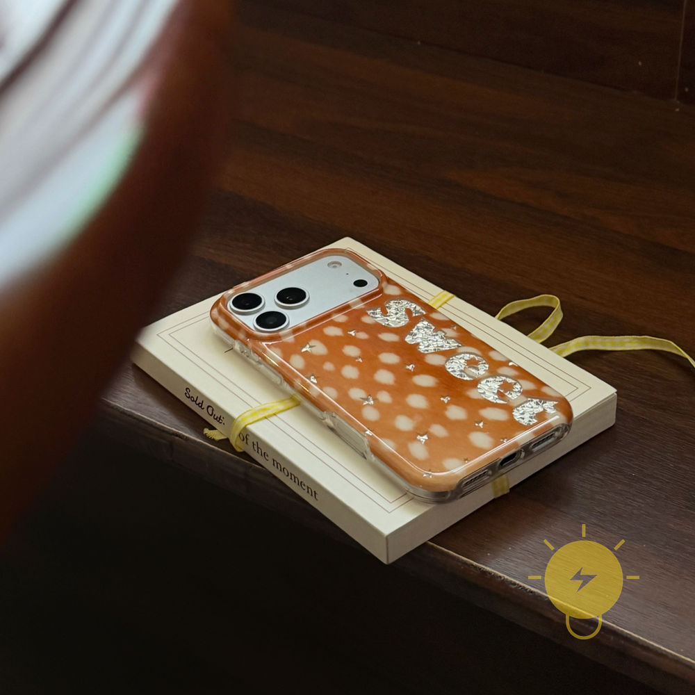 Phone Case For iPhone 17 Pro Max 16 15 TPU Deer Aesthetic Korean Cute